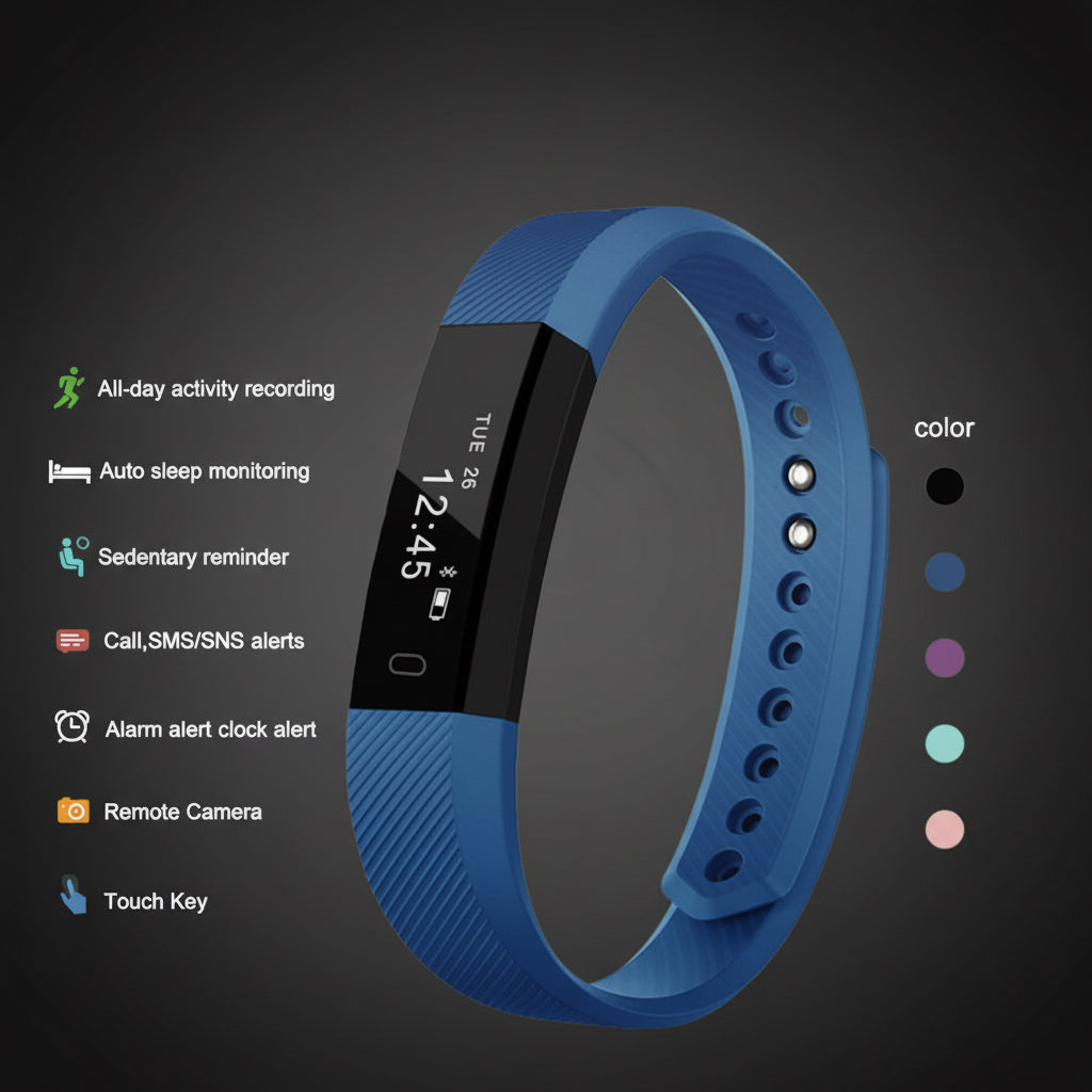SmartFit Slim Activity Tracker And Monitor Smart Watch With FREE Extra