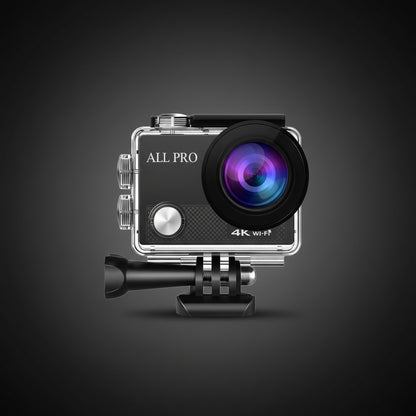 4K  Waterproof All Digital UHD WiFi Camera + RF Remote And Accessories