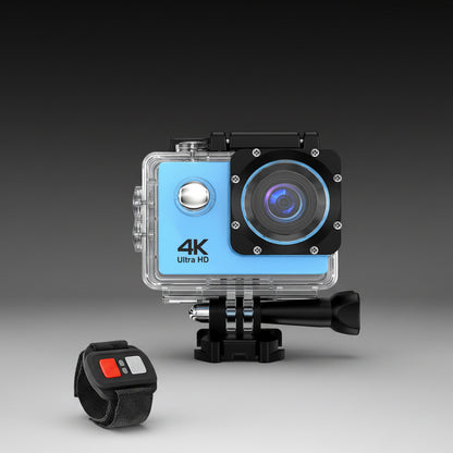 4K  Waterproof All Digital UHD WiFi Camera + RF Remote And Accessories