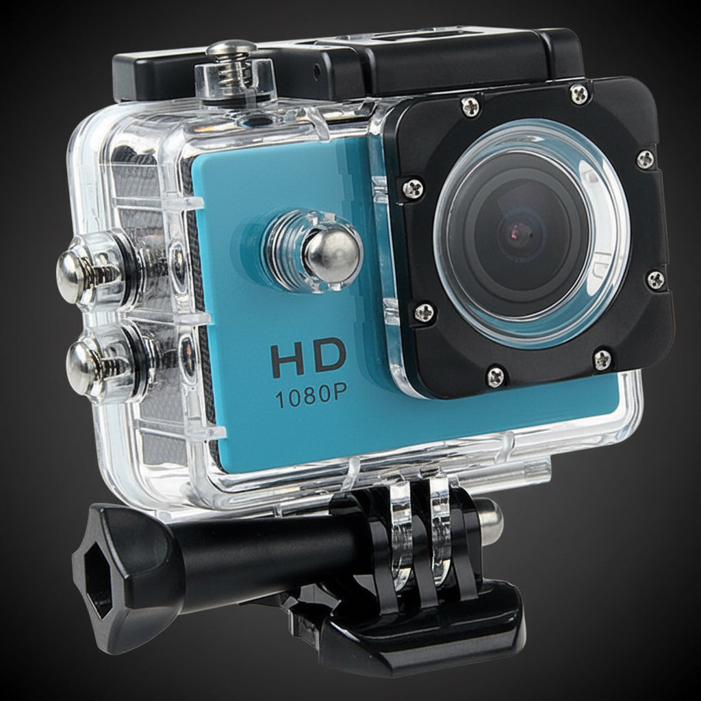 4K  Waterproof All Digital UHD WiFi Camera + RF Remote And Accessories