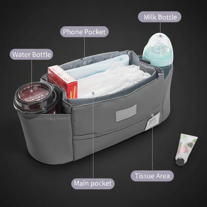 High Capacity Stroller Organizer
