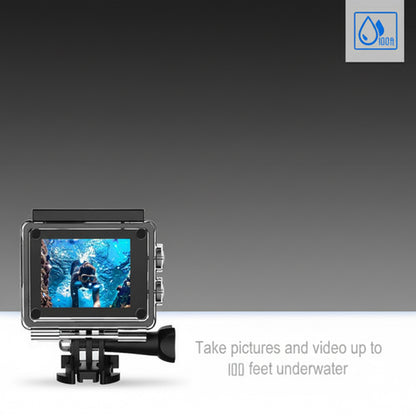 4K  Waterproof All Digital UHD WiFi Camera + RF Remote And Accessories