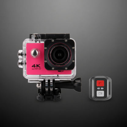 4K  Waterproof All Digital UHD WiFi Camera + RF Remote And Accessories