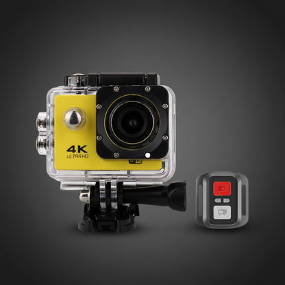 4K  Waterproof All Digital UHD WiFi Camera + RF Remote And Accessories