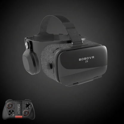 VR Gaming 3D Stereo Headset with Bluetooth Gaming Controller