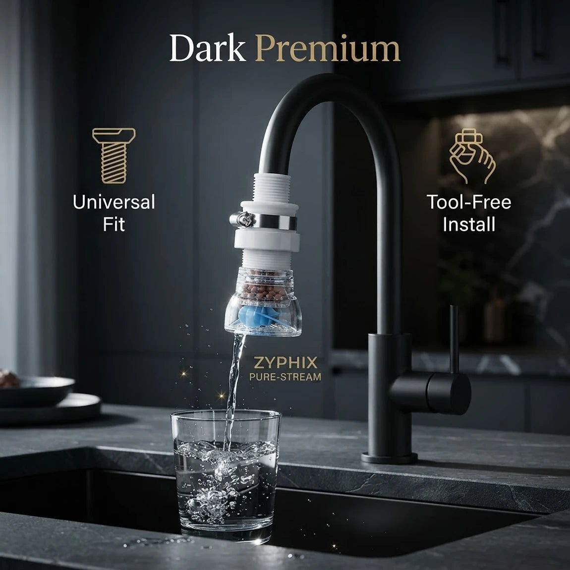 360-Rotation Kitchen Sink Faucet Extenders