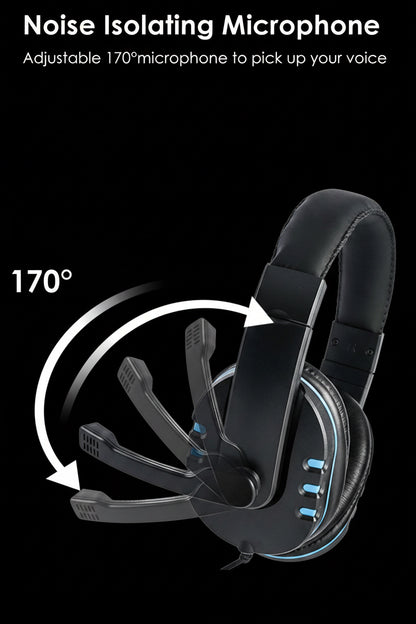 LED Wired Stereo Gaming Headset