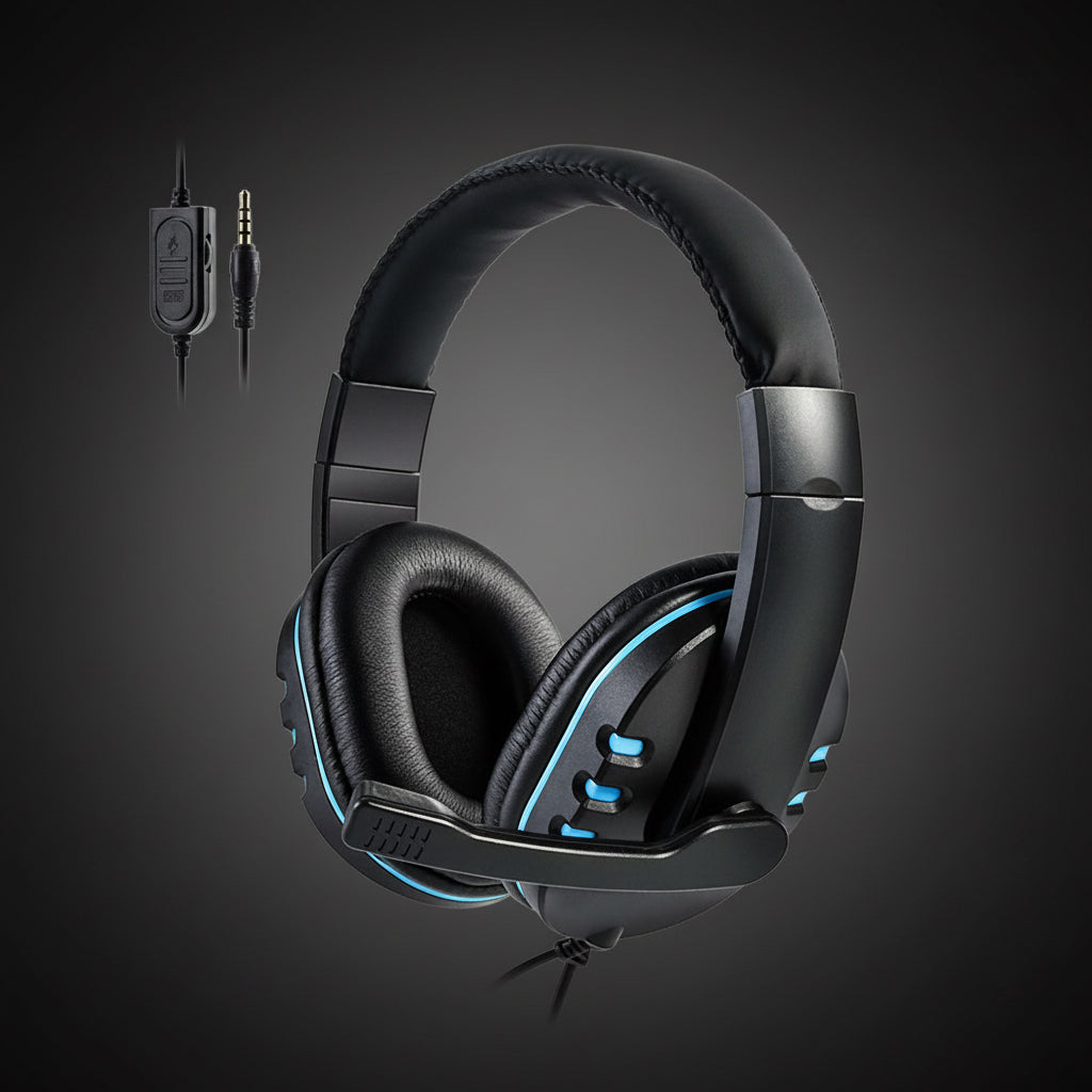 LED Wired Stereo Gaming Headset