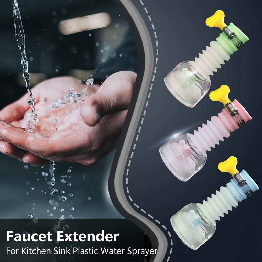 360-Rotation Kitchen Sink Faucet Extenders