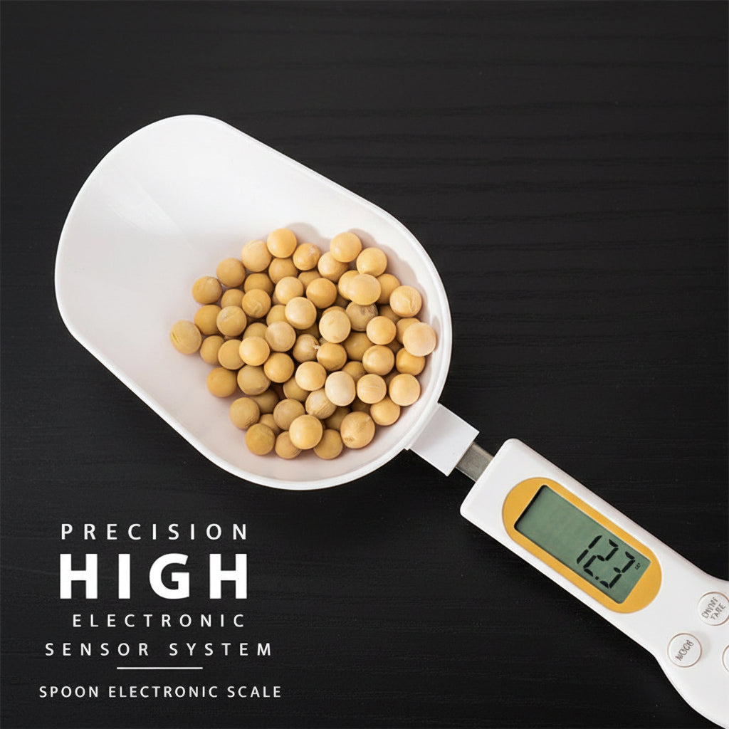 LCD Digital Kitchen Scale Spoon
